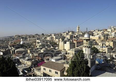 Stock Photography - "Cityscape, Jerusalem, Israel, Asia". Fotosearch