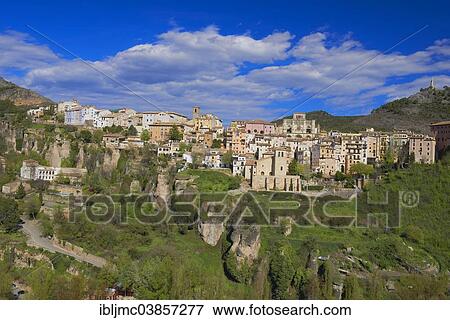 "Cityscape, Jucar river gorge, Cuenca, UNESCO World Heritage Site, Castilla La Mancha, Spain, Europe" View Large Photo Image Stock Photo - "Cityscape, Jucar river gorge, Cuenca, UNESCO World Heritage Site, Castilla La Mancha, Spain, Europe". Fotosearch