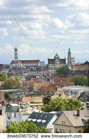 "Cityscape of Augsburg, historic center, Augsburg, Swabia, Bavaria, Germany, Europe" View Large Photo Image Stock Image - "Cityscape of Augsburg, historic center, Augsburg, Swabia, Bavaria, Germany, Europe". Fotosearch