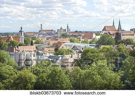 "Cityscape of Augsburg, Historisches Zentrum, Augsburg, Swabia, Bavaria, Germany, Europe" View Large Photo Image Stock Image - "Cityscape of Augsburg, Historisches Zentrum, Augsburg, Swabia, Bavaria, Germany, Europe". Fotosearch