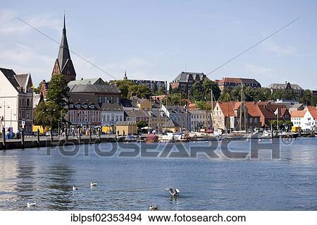 "Cityscape of Flensburg, Schleswig-Holstein, Germany, Europe" View Large Photo Image Picture - "Cityscape of Flensburg, Schleswig-Holstein, Germany, Europe". Fotosearch