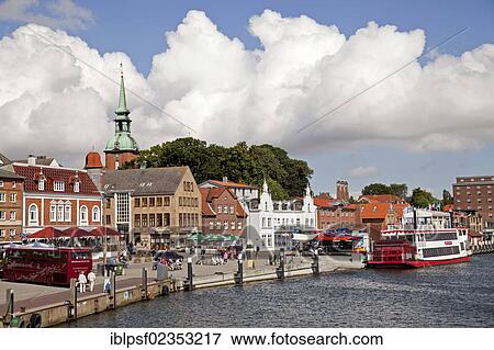 "Cityscape of Kappeln and the Schlei River in Schleswig-Holstein, Germany, Europe" View Large Photo Image Stock Photo - "Cityscape of Kappeln and the Schlei River in Schleswig-Holstein, Germany, Europe". Fotosearch