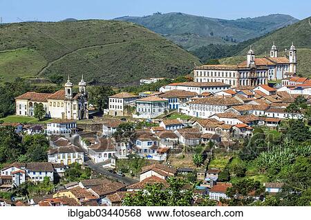 "Cityscape of Ouro Preto, a UNESCO World Heritage Site, Ouro Preto, Minas Gerais, Brazil, South America" View Large Photo Image Stock Photo - "Cityscape of Ouro Preto, a UNESCO World Heritage Site, Ouro Preto, Minas Gerais, Brazil, South America". Fotosearch