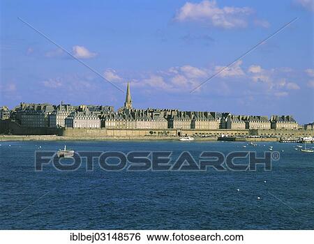 "Cityscape, Saint-Malo, Ille et Vilaine, Bretagne, Brittany, France, Europe" View Large Photo Image Stock Photograph - "Cityscape, Saint-Malo, Ille et Vilaine, Bretagne, Brittany, France, Europe". Fotosearch