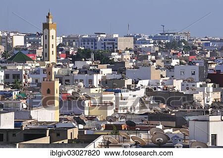 "Cityscape with a minaret of the Mosque of Mohammed V, Agadir, Souss-Massa-Draa region, Morocco, Africa" View Large Photo Image Stock Image - "Cityscape with a minaret of the Mosque of Mohammed V, Agadir, Souss-Massa-Draa region, Morocco, Africa". Fotosearch