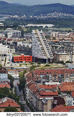 "Cityscape with modern buildings, Ljubljana, Slovenia, Europe" View Large Photo Image Stock Image - "Cityscape with modern buildings, Ljubljana, Slovenia, Europe". Fotosearch