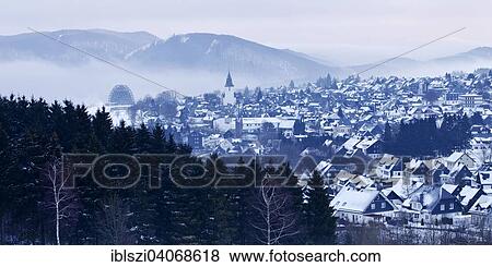 "Cityscape with snow in winter, Winterberg, Sauerland, North Rhine-Westphalia, Germany, Europe" View Large Photo Image Stock Photo - "Cityscape with snow in winter, Winterberg, Sauerland, North Rhine-Westphalia, Germany, Europe". Fotosearch