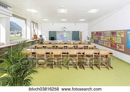 "Classroom at a primary school, Reith im Alpbachtal, Tyrol, Austria, Europe" View Large Photo Image Stock Photo - "Classroom at a primary school, Reith im Alpbachtal, Tyrol, Austria, Europe". Fotosearch