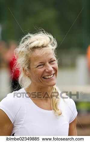 "Claudia Nystad, two-time cross country skiing Olympic champion during an event for DOSB Sportabzeichen Tour 2012, Rochlitz, Saxony, Germany, Europe" View Large Photo Image Stock Photography - "Claudia Nystad, two-time cross country skiing Olympic champion during an event for DOSB Sportabzeichen Tour 2012, Rochlitz, Saxony, Germany, Europe". Fotosearch