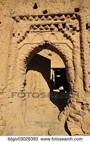 "Clay stucco of a decaying entrance gate in the Kasbah Tamnougalt near Agdz, Draatal, Tamnougalt, Souss-Massa-Draa region, Morocco, Africa" View Large Photo Image Stock Image - "Clay stucco of a decaying entrance gate in the Kasbah Tamnougalt near Agdz, Draatal, Tamnougalt, Souss-Massa-Draa region, Morocco, Africa". Fotosearch