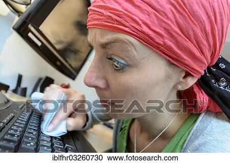 "Cleaning lady cleaning a computer keyboard, Germany, Europe" View Large Photo Image Stock Image - "Cleaning lady cleaning a computer keyboard, Germany, Europe". Fotosearch