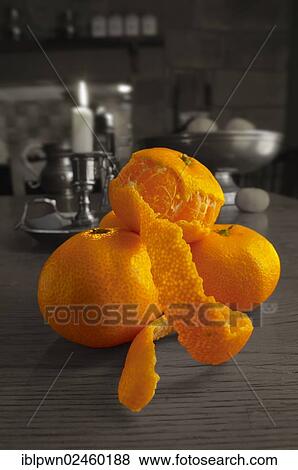 "Clementines (Citrus reticulata), one peeled" View Large Photo Image Stock Photo - "Clementines (Citrus reticulata), one peeled". Fotosearch