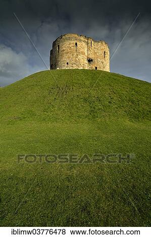 "Clifford's Tower, York Castle, York, North Yorkshire, England, United Kingdom, Europe" View Large Photo Image Stock Photo - "Clifford's Tower, York Castle, York, North Yorkshire, England, United Kingdom, Europe". Fotosearch