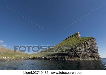 "Cliffs and grassland, sea, Hattarvik, Fugloy, Norooyar, Faroe Islands, Denmark, Europe" View Large Photo Image Stock Photography - "Cliffs and grassland, sea, Hattarvik, Fugloy, Norooyar, Faroe Islands, Denmark, Europe". Fotosearch