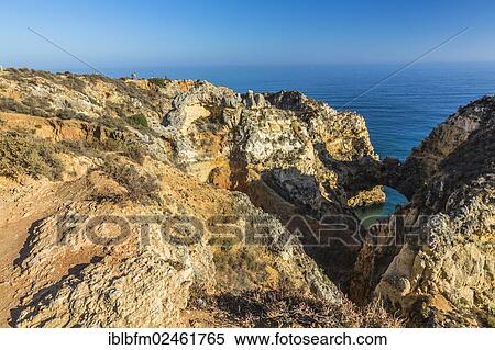 "Cliffs at Ponta da Piedade, Lagos, Algarve, Portugal, Europe, Atlantic, Europe" View Large Photo Image Stock Photography - "Cliffs at Ponta da Piedade, Lagos, Algarve, Portugal, Europe, Atlantic, Europe". Fotosearch