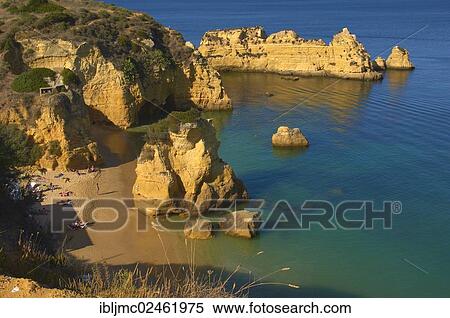"Cliffs at the Praia da Dona Ana beach, Lagos, Algarve, Portugal, Europe" View Large Photo Image Stock Photography - "Cliffs at the Praia da Dona Ana beach, Lagos, Algarve, Portugal, Europe". Fotosearch