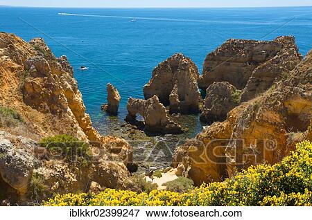 "Cliffs of Ponta da Piedade, Algarve, Portugal, Europe" View Large Photo Image Stock Photo - "Cliffs of Ponta da Piedade, Algarve, Portugal, Europe". Fotosearch