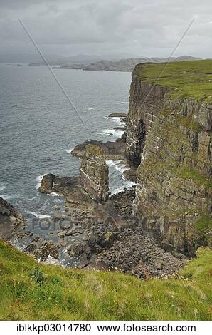 "Cliffs with bird cliffs, Handa Island, Scotland, United Kingdom, Europe" View Large Photo Image Stock Image - "Cliffs with bird cliffs, Handa Island, Scotland, United Kingdom, Europe". Fotosearch