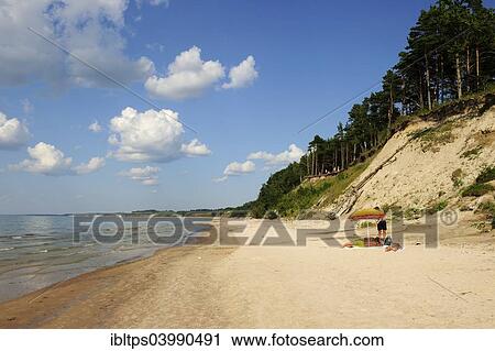 "Cliffs with the sandy beach of Jurkalne, Baltic Sea, Latvia, Europe" View Large Photo Image Stock Image - "Cliffs with the sandy beach of Jurkalne, Baltic Sea, Latvia, Europe". Fotosearch