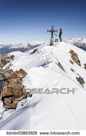 "Climber on the summit of Mt Penser Weisshorn, Sarntal Alps, South Tyrol, Italy, Europe" View Large Photo Image Stock Photograph - "Climber on the summit of Mt Penser Weisshorn, Sarntal Alps, South Tyrol, Italy, Europe". Fotosearch