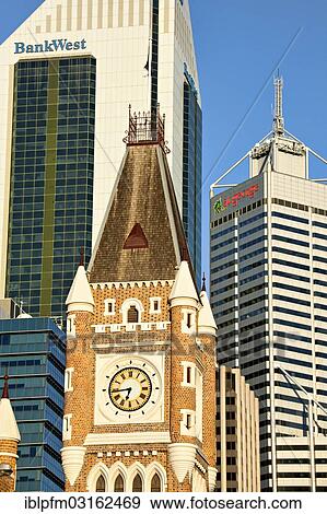 "Clock tower of the town hall, Perth, Western Australia, Australia, Oceania" View Large Photo Image Stock Photo - "Clock tower of the town hall, Perth, Western Australia, Australia, Oceania". Fotosearch