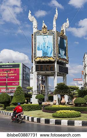 "Clock tower, roundabout, Udon Thani, Isan or Isaan, Thailand, Asia" View Large Photo Image Stock Image - "Clock tower, roundabout, Udon Thani, Isan or Isaan, Thailand, Asia". Fotosearch
