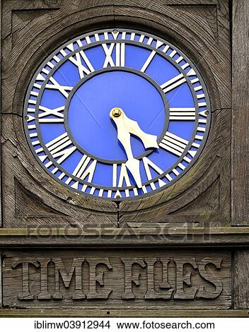 "Clock tower with the inscription """"Time Flies"""", Kensington Gardens, London, England, United Kingdom, Europe" View Large Photo Image Picture - "Clock tower with the inscription """"Time Flies"""", Kensington Gardens, London, England, United Kingdom, Europe". Fotosearch