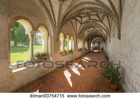 "Cloister, former Collegiate Church of St. John the Baptist, Steingaden, Pfaffenwinkel region, Upper Bavaria, Bavaria, Germany, Europe" View Large Photo Image Stock Photography - "Cloister, former Collegiate Church of St. John the Baptist, Steingaden, Pfaffenwinkel region, Upper Bavaria, Bavaria, Germany, Europe". Fotosearch