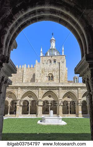 "Cloister, Monastery of Santa Cruz, Coimbra, Centro Region, Portugal, Europe" View Large Photo Image Stock Photo - "Cloister, Monastery of Santa Cruz, Coimbra, Centro Region, Portugal, Europe". Fotosearch