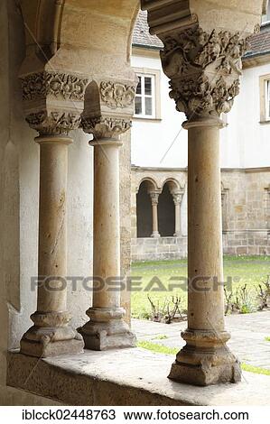 "Cloister, monastery of St. Mary and St. Theodore at Kaulberg, Carmelite Monastery, Bamberg, Bavaria, Germany, Europe" View Large Photo Image Stock Image - "Cloister, monastery of St. Mary and St. Theodore at Kaulberg, Carmelite Monastery, Bamberg, Bavaria, Germany, Europe". Fotosearch