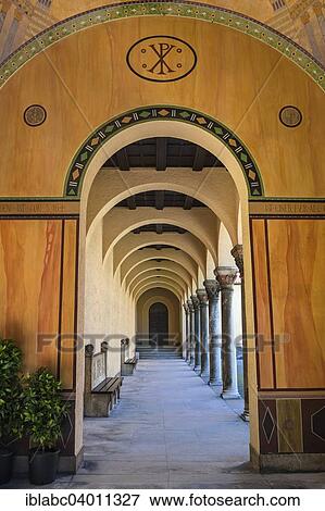 "Cloister, Nordfriedhof cemetery, Munich, Upper Bavaria, Bavaria, Germany, Europe" View Large Photo Image Stock Photo - "Cloister, Nordfriedhof cemetery, Munich, Upper Bavaria, Bavaria, Germany, Europe". Fotosearch