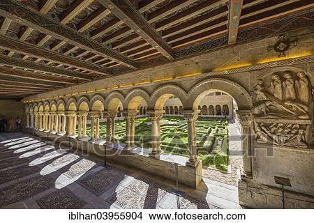"Cloister of the Benedictine monastery of Santo Domingo de Silos, Castile and Leon, Spain, Europe" View Large Photo Image Picture - "Cloister of the Benedictine monastery of Santo Domingo de Silos, Castile and Leon, Spain, Europe". Fotosearch