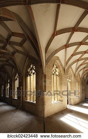 Cloister of the Collegiate Church of St. Peter and Paul, Oehringen, Hohenlohe, Baden-Wuerttemberg, Germany, Europe View Large Photo Image Stock Photo - Cloister of the Collegiate Church of St. Peter and Paul, Oehringen, Hohenlohe, Baden-Wuerttemberg, Germany, Europe. Fotosearch