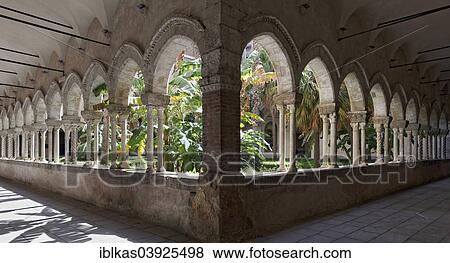 "Cloister of the Dominican Convent of San Domenico, Palermo, Sicily, Italy, Europe" View Large Photo Image Stock Photo - "Cloister of the Dominican Convent of San Domenico, Palermo, Sicily, Italy, Europe". Fotosearch