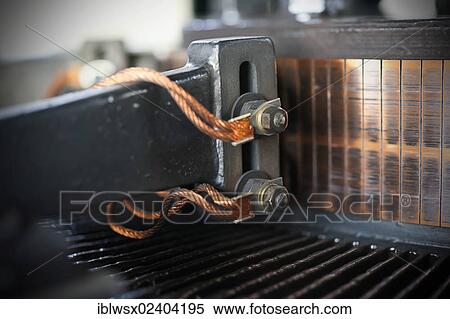"Close-up of the carbon brushes and the collector of an alternator, turbine house, old hydropower plant in Rheinfelden, 1898-2011, view before the demolition, Rheinfelden, Baden-Wuerttemberg, Germany, Europe" View Large Photo Image Stock Photography - "Close-up of the carbon brushes and the collector of an alternator, turbine house, old hydropower plant in Rheinfelden, 1898-2011, view before the demolition, Rheinfelden, Baden-Wuerttemberg, Germany, Europe". Fotosearch