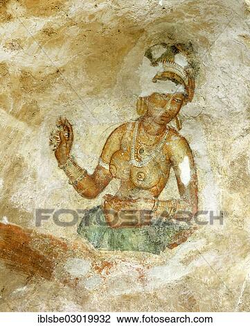 "Cloud Girls"""", petroglyphs, fresco, mural, painting at Lion Rock, UNESCO World Heritage Site, Sigiriya, Sigirija, Zentralprovinz, Sri Lanka, Asia" View Large Photo Image Stock Image - "Cloud Girls"""", petroglyphs, fresco, mural, painting at Lion Rock, UNESCO World Heritage Site, Sigiriya, Sigirija, Zentralprovinz, Sri Lanka, Asia". Fotosearch