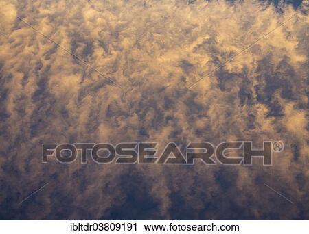 Stock Image - "Clouds in the evening, Death Valley National Park, California, USA". Fotosearch