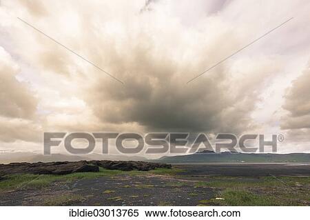 "Clouds looming over the coast at Vik, Sud Island, Vik, Iceland, Europe" View Large Photo Image Stock Photography - "Clouds looming over the coast at Vik, Sud Island, Vik, Iceland, Europe". Fotosearch