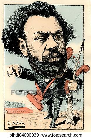 "Clovis Hugues, a French poet, journalist, dramatist, novelist, and socialist activist, political caricature, 1882, by Alphonse Hector Colomb pseudonym B. Moloch, a French caricaturist" View Large Photo Image Stock Image - "Clovis Hugues, a French poet, journalist, dramatist, novelist, and socialist activist, political caricature, 1882, by Alphonse Hector Colomb pseudonym B. Moloch, a French caricaturist". Fotosearch