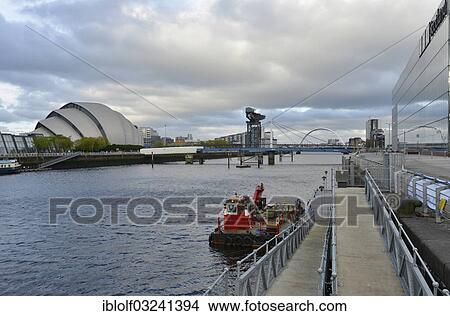 "Clyde Auditorium, so-called The Armadillo, The Finnieston Crane, on the River Clyde, next to the television station of BBC Scotland, Glasgow, Scotland, United Kingdom, Europe" View Large Photo Image Picture - "Clyde Auditorium, so-called The Armadillo, The Finnieston Crane, on the River Clyde, next to the television station of BBC Scotland, Glasgow, Scotland, United Kingdom, Europe". Fotosearch