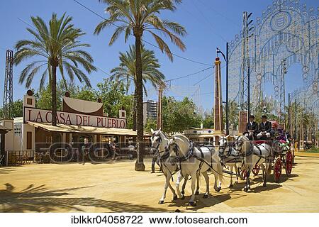 "Coach at the Feria del Caballo, Jerez de la Frontera, Andalusia, Spain, Europe" View Large Photo Image Stock Image - "Coach at the Feria del Caballo, Jerez de la Frontera, Andalusia, Spain, Europe". Fotosearch