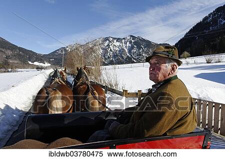 "Coachman, sleigh ride from Rottach to the Weissachalm in Weissachtal Valley, Tegernseer Land Region, Upper Bavaria, Bavaria, Germany, Europe" View Large Photo Image Stock Photography - "Coachman, sleigh ride from Rottach to the Weissachalm in Weissachtal Valley, Tegernseer Land Region, Upper Bavaria, Bavaria, Germany, Europe". Fotosearch