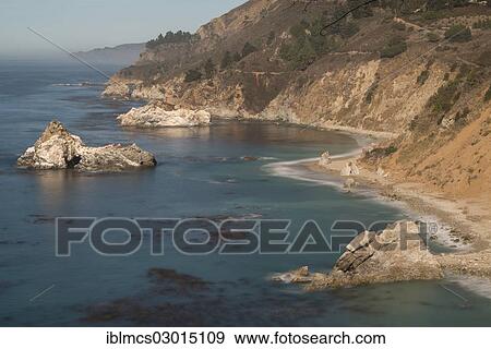 "Coast along California Highway 1, Julia Peiffer Burns State Park, Big Sur, California, United States, North America" View Large Photo Image Stock Photo - "Coast along California Highway 1, Julia Peiffer Burns State Park, Big Sur, California, United States, North America". Fotosearch