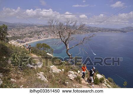 "Coast at Calp with the Playa Levante beach, from Penon de Ifach rock, Calp, Costa Blanca, Alicante province, Spain, Europe" View Large Photo Image Stock Image - "Coast at Calp with the Playa Levante beach, from Penon de Ifach rock, Calp, Costa Blanca, Alicante province, Spain, Europe". Fotosearch