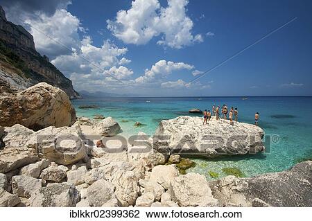 Stock Image - "Coast, Cala Goloritze, Gulf of Orosei, Parco Nazionale del Gennargentu e Golfo di Goloritze, Golfo di Orosei and Gennargentu National Park, Sardinia, Italy, Europe". Fotosearch