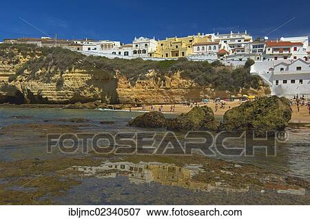 "Coast, Carvoeiro, Lagoa, Algarve, Portugal, Europe" View Large Photo Image Stock Photo - "Coast, Carvoeiro, Lagoa, Algarve, Portugal, Europe". Fotosearch