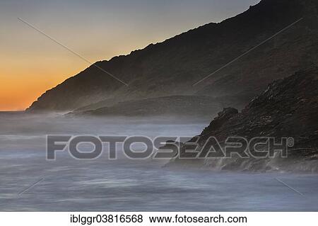 "Coast in Anse d'Aliso, Gulf of Aliso, at dusk, Cap Corse, Haute-Corse, Corsica, France, Europe" View Large Photo Image Stock Photo - "Coast in Anse d'Aliso, Gulf of Aliso, at dusk, Cap Corse, Haute-Corse, Corsica, France, Europe". Fotosearch