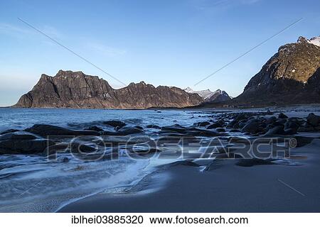 "Coast, Lofoten, Norway, Europe" View Large Photo Image Stock Image - "Coast, Lofoten, Norway, Europe". Fotosearch