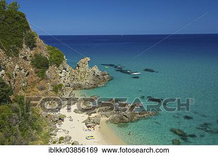 Stock Photo - "Coast, Marinella, Marina di Zambrone, Calabria, Italy, Europe". Fotosearch