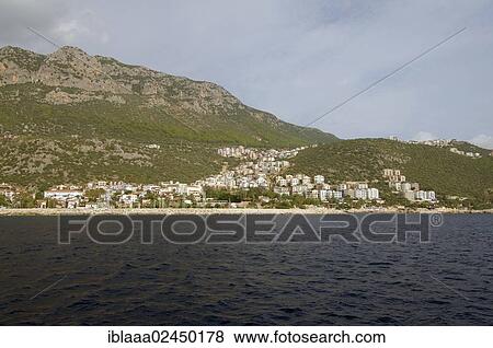 "Coast, Mediterranean Sea, Kas, Kas, Turkey, Asia" View Large Photo Image Stock Photo - "Coast, Mediterranean Sea, Kas, Kas, Turkey, Asia". Fotosearch